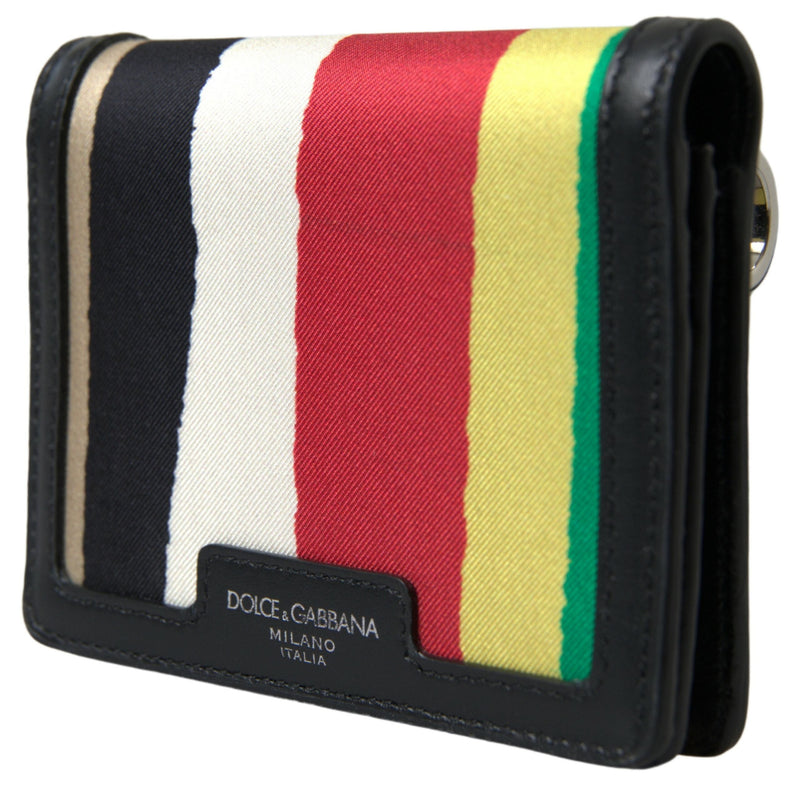 Multicolor Leather Shoulder Strap Card Holder Wallet