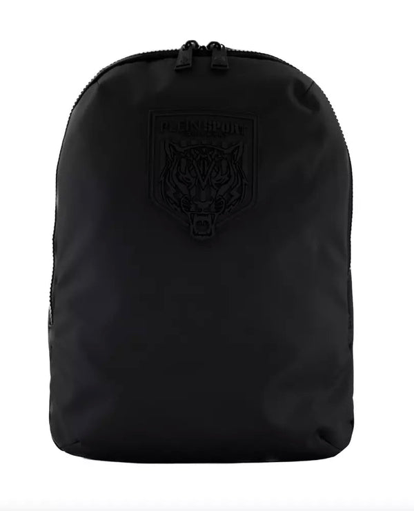 Plein Sport Black Polyester Backpack